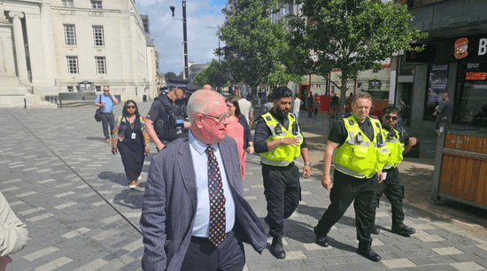 PCC with community team in Luton 