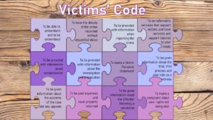 Victims Code of Practice in image form