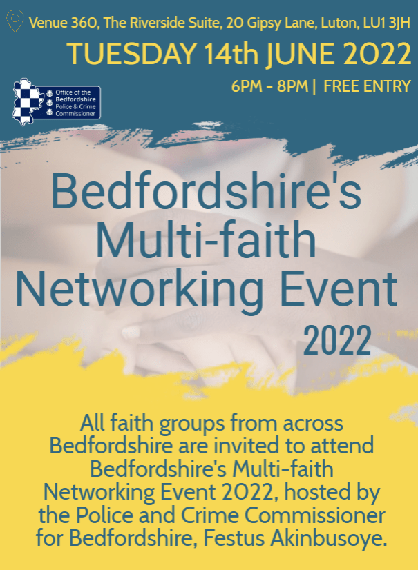 Bedfordshire’s Multi-faith Networking Event 2022
