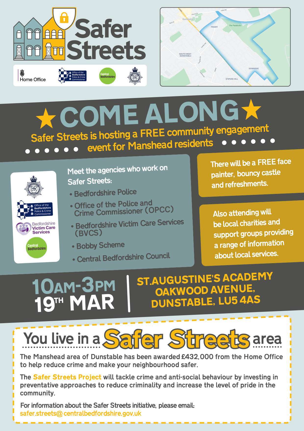 Safer Streets Community Event – Dunstable