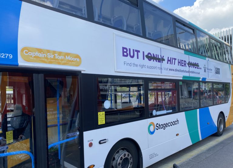 Domestic Abuse bus campaign