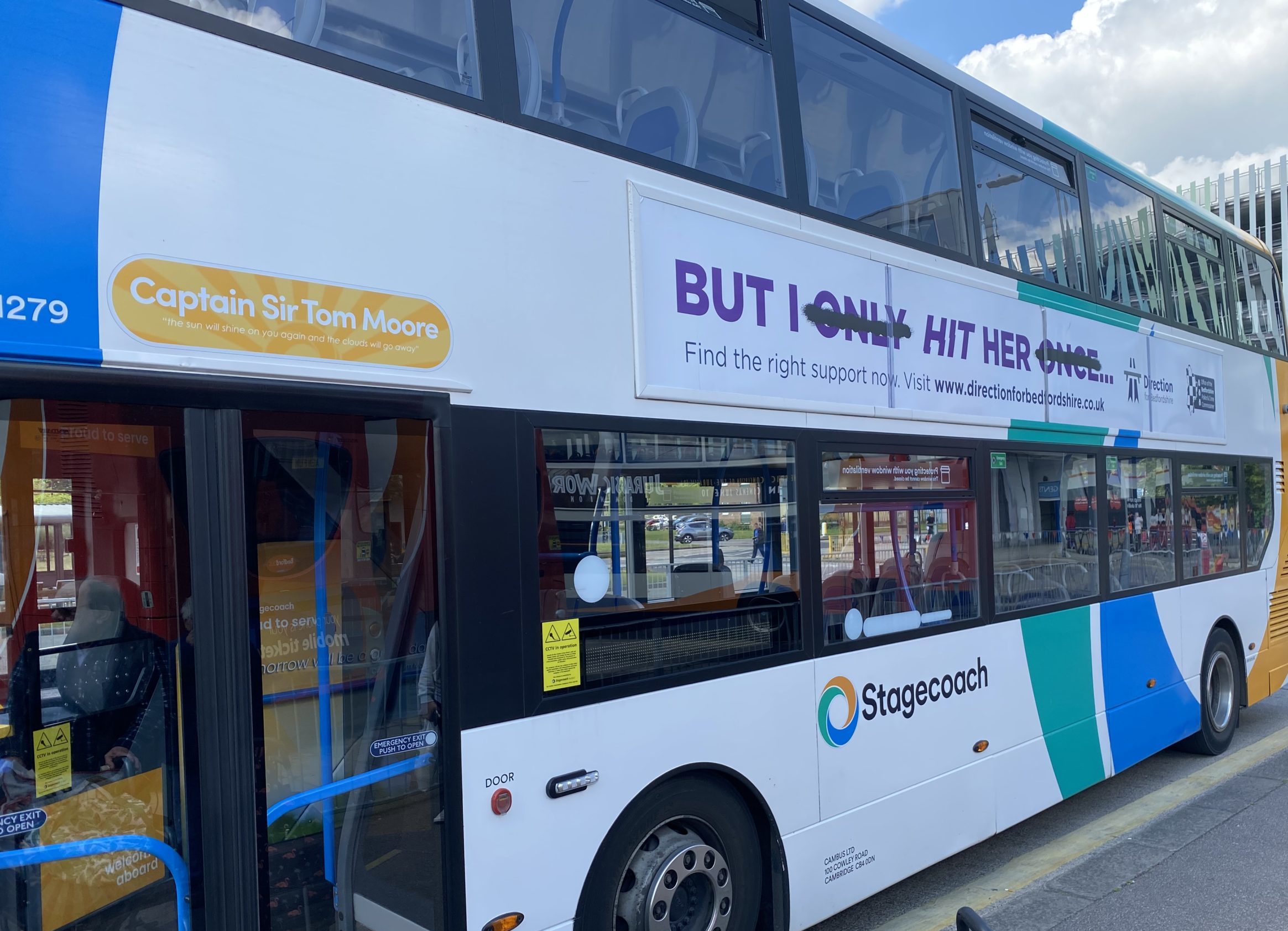 PCC goes on the buses with powerful domestic abuse campaign