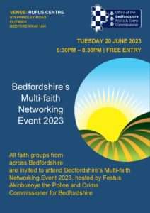 Multi-faith Conference Poster 2023 details