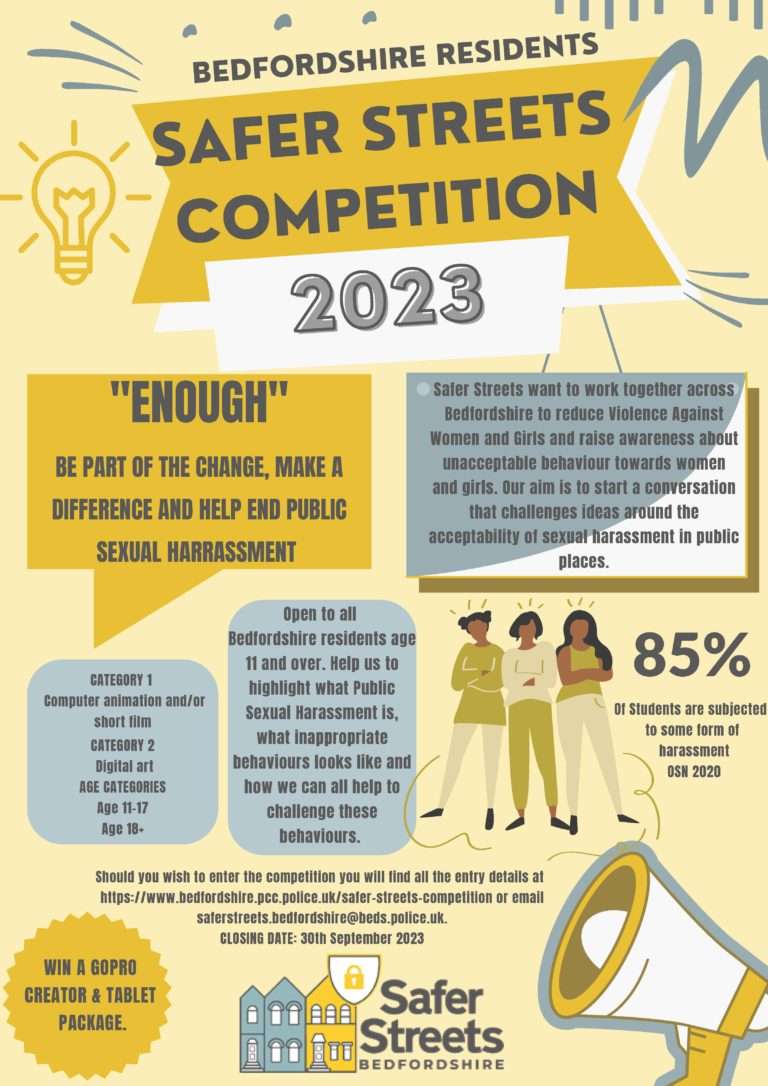 Safer Streets Competition 2023 Poster