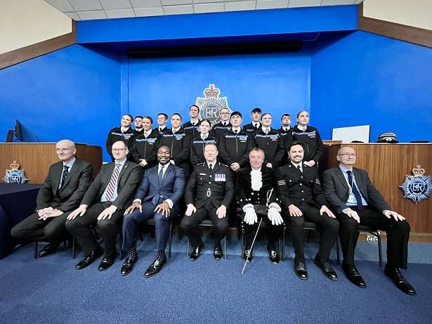 New Bedfordshire Police officers who graduated this week